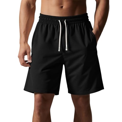 Short de sport ample et décontracté à cordon de serrage pour homme actif