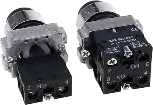 Bouton de commande à clé XB2-BG53 avec retour automatique - 4