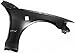 Sherman Replacement Part Compatible with Lexus IS300 Front Driver Side Fender Assembly (Partslink Number LX1240106)