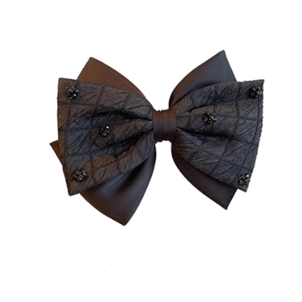 Pinzas Para El Cabello Con Lazo Para Mujer Accesorios for el cabello de temperamento con clip de otoño e invierno for mujer