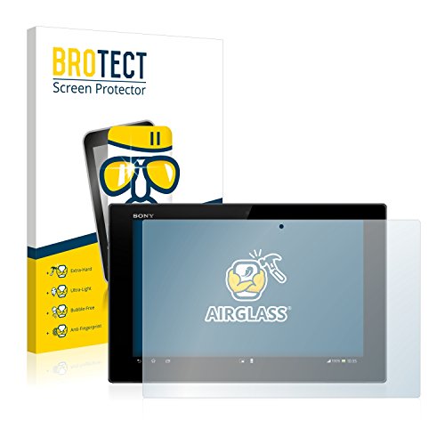 BROTECT Protector Pantalla Cristal para Sony Xperia Tablet Z SGP311 Protector Vidrio - [Dureza 9H,...