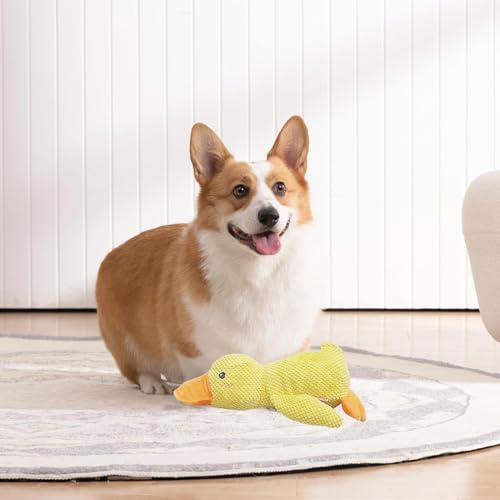 Brinquedos para mastigar filhotes para dentição, brinquedo calmante para cães de pato | Brinquedo de
