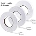 Zonon 3 Rolls Double Sided Foam Tape 50Ft White Foam Tape Sponge Soft Adhesive Mounting Sticky for Shaker Card Scrapbooking Crafts Home Office Decor 16.5 Yards