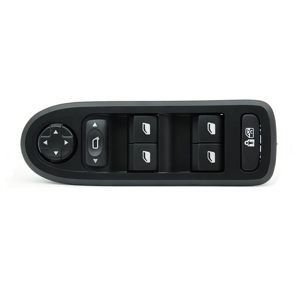 Interruptor de Elevalunas Eléctrico, Mando Elevalunas Compatible con 308 508 C5 2007-2013 96644915XT