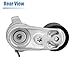 X AUTOHAUX Drive Belt Tensioner Assembly Belt Tensioner for BMW F30 F10 F12 F13 F25 X3 X4 X5 11287599097 11288604266 Metal Black Silver Tone