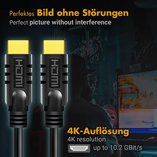 LogiLink CHA0025 Active HDMI High Speed Cable with Ethernet. 25 Meter Length, 25 Meter Length, black - Image 3