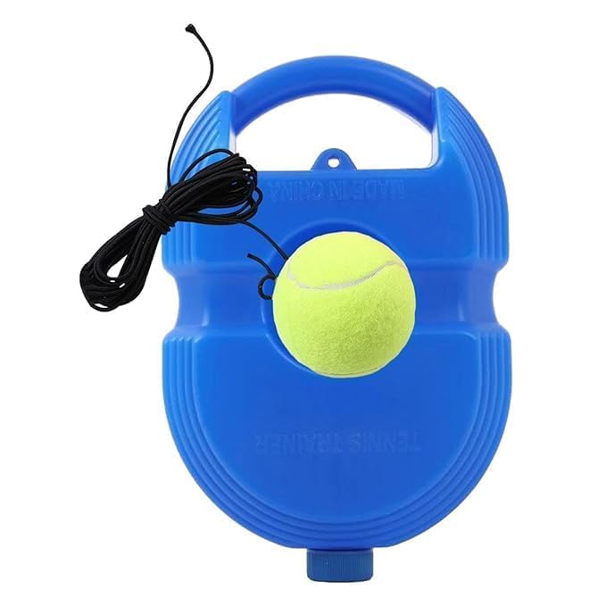 Shivay Enterprise Tennis Trainer Rebound Ball,Solo Tennis Training Equipment for Self-Pracitce,Portable Tool,Tennis Rebounder Kit,Including (No Racket Included) (Portable) (Multicolor) (B0D11R8HJZ) Amazon Price History, Amazon Price Tracker