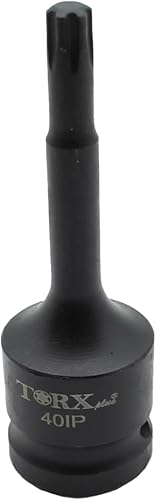 TEMO IP40 3 pulgadas de largo negro impacto Torx Plus 6 punto Socket Bit 12 pulgada Square Drive Auto reparación herramienta