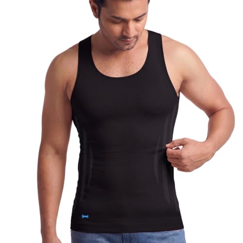 Image of dermawear Men Zenrik Everyday Mild Compression Shapewear Vest for Abdomen and Chest