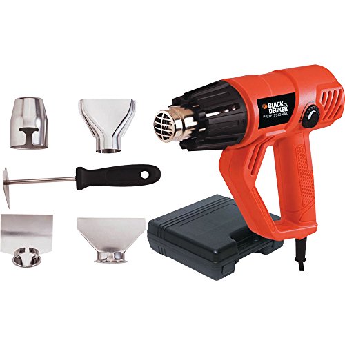 BLACK+DECKER Soprador Térmico 1800W, Ferramenta Ideal para Instalação de tubos de PVC, Acompanha Maleta e 5 Acessórios, Modelo HG2000K, 220V