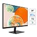 Viewedge 24 Inch Monitor - FHD 1080p 100Hz (Supports 75hz) Computer Monitor 24 inch with Bluelight Filter HDMI VGA Ports, 100x100 mm VESA (Wall Mountable), Ultra Thin Bezel Designed