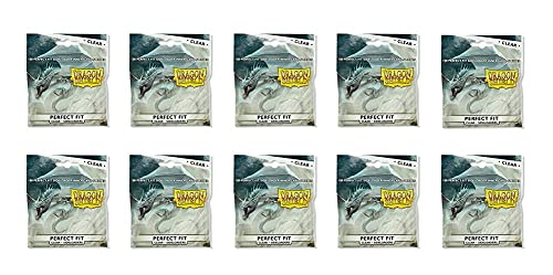 Pochettes standard Dragon Shield transparentes haute résistance de 100