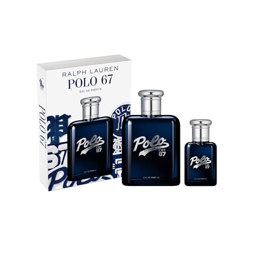 Ralph Lauren Polo 67 Eau de Parfum - Perfume Intenso para Hombre, Sofisticado con Notas Frutales y Amaderadas de Piña, Madera de Cedro y Benjuí Cálido, SET DE REGALO Polo 67 EDP...