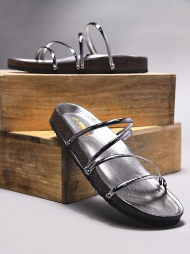 Image of SilverArrow womens Zouka Flat Sandals | Spark Design | Ethnic Wears | Fashion Sandals