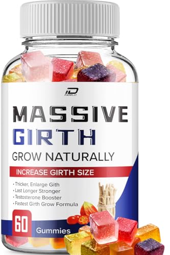Massive Girth Gummy for Men - MassiveGirth Hemp Gummies Advanced Formula Reviews (1 Pack - 60 Gummies)