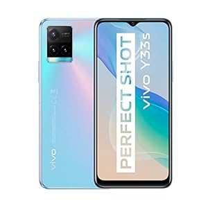 vivo Smartphone Y33s 8+128 Go,6,58’’,Caméra Principale 50Mpx,RAM étendue 8+4 Go,Batterie 5 000 mAh + Charge Rapide 18 W,Lecteur D’empreintes Digitales Latéral & Face Wake,Double SIM (Midday Dream)