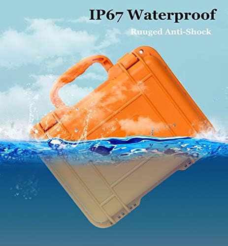Carry case for DJI Mini 2-Storage Carrying Case Compatible with Newest DJI Mini 2 Fly More Combo and Accessories - Orange.