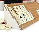 Original Star Rummy/Okey Gold aus Holz Plastik mit Melamin Steine Okey Takimi (Hell)
