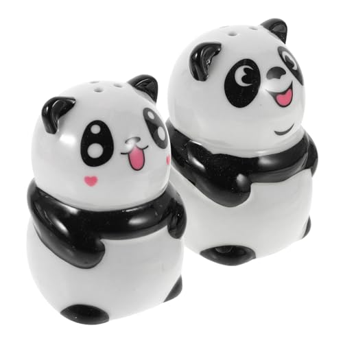 Pots à condiment panda pour décorer la table et ranger les épices - 2