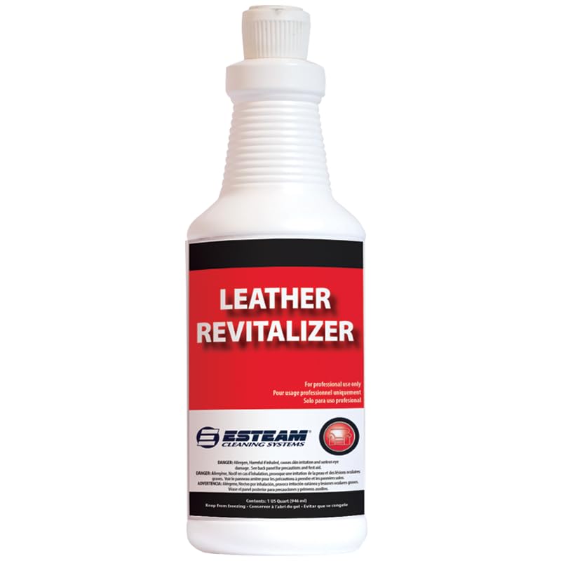 Esteam Leather Revitalizer, Replenishes Natural Moisture and Oil in Leather, 1 Quart