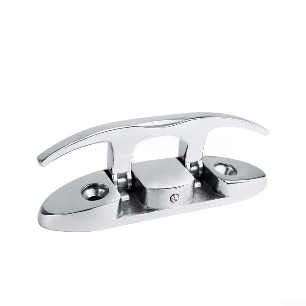 Taquet de corde pliable pour quai et yacht en acier résistant de 15,2 cm