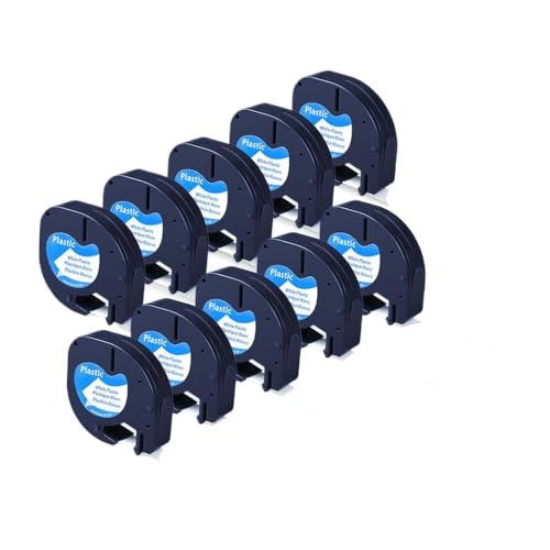 10PCS 12mm*4M���{��LT���x���e�[�vLT-100H LT-100T�Ɣ��̃��x���v�����^�[�u���b�N�ƌ݊���(10pcs)