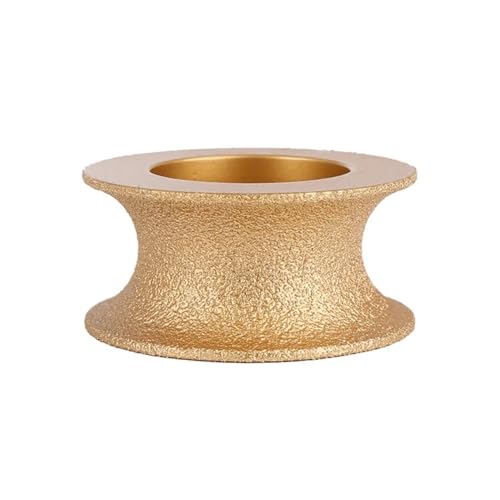 ZLWei Bore 20mm Dia 75mm Vacuum Brazed Diamond Profile Grinding Wheel A Variety of Shapes Diamond Disc Abrasive Grinding Wheel Tools, Full Bullnose 30mm