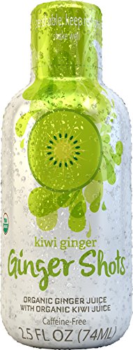 Ginger Shots Organic Kiwi Ginger Juice Shot, 2.5 FZ