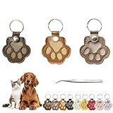 Photo Gallery sproutmalls portachiavi per animali domestici, ricaricabile, in pelle, a forma di zampa, per collezionare peli di cane, regalo significativo per riporre i genitori, e, taglia unica Photo Gallery sproutmalls portachiavi per animali domestici, ricaricabile, in pelle, a forma di zampa, per collezionare peli di cane, regalo significativo per riporre i genitori, e, taglia unica