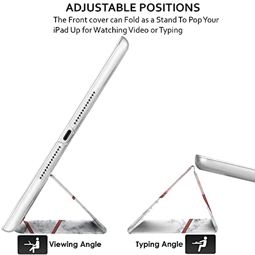 Image of DuraSafe Cases for iPad Pro 11 inch 4 3 2 Generation Case A2759 MNXE3HN /A MNXD3HN /A A2435 MNXG3HN /A MNXF3HN /A MNXJ3HN /A MNXH3HN /A A2761 A2762 MNXN3HN /A MP553HN /A A2377 MHQR3HN /A A2228 - Marble Pink