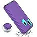 Hapitek A20 Case for Galaxy A20 Case A30 Heavy Duty Shockp Protective Tough 3 in 1 Rugged Case for Samsung Galaxy A20/30 (Light Purple Blue)