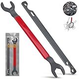 CoLuck Fan Clutch Wrench Set - 32mm & 36mm Wrenches Red - Fan Clutch Removal Tool Compatible with BMW, GM, Chevrolet, Fan Clutch Tool, Water Pump Holder, Fan Clutch Nut Wrench and Removal Kit