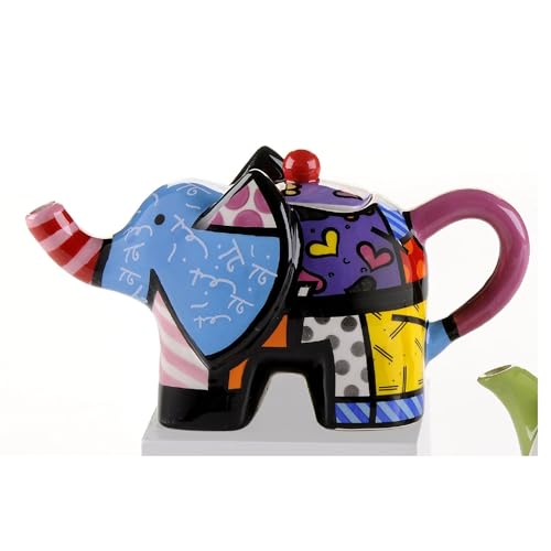 Romero Britto Miniature Teapot, Elephant