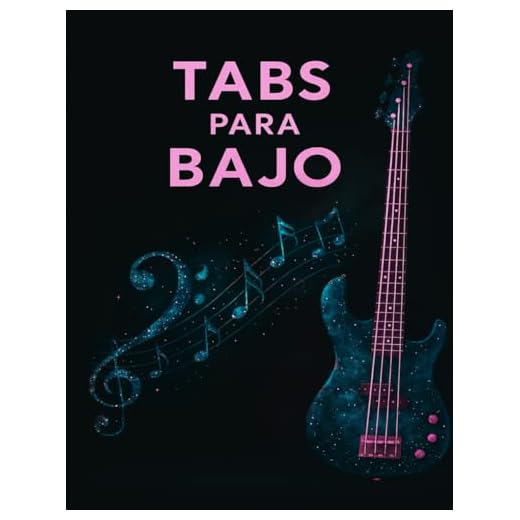 TABS EN BLANCO PARA BAJO DE 4 CUERDAS: El COMPAÑERO del BAJISTA Nuevo Cuaderno de TABS y Notación Musical para BAJO de 4 Cuerdas | Formato Premium 100 ... Perfecto para Composición, Práctica y Estudio