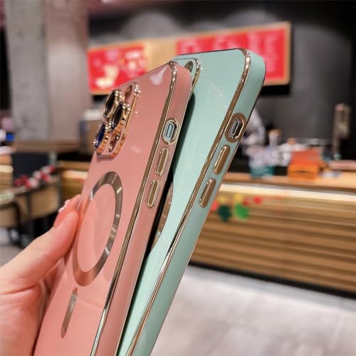 Coque iPhone 14 Pro Max antichoc avec anneau magnétique carré - 5