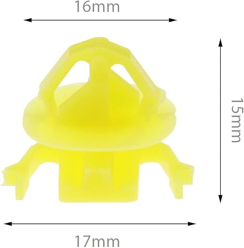 Miniatura 4 de eMagTech 20 clips de moldeo laterales de automóvil compatibles con X-Trail T31 FCP-1067-NI-L64 Clips de plástico para moldura de cuerpo lateral de