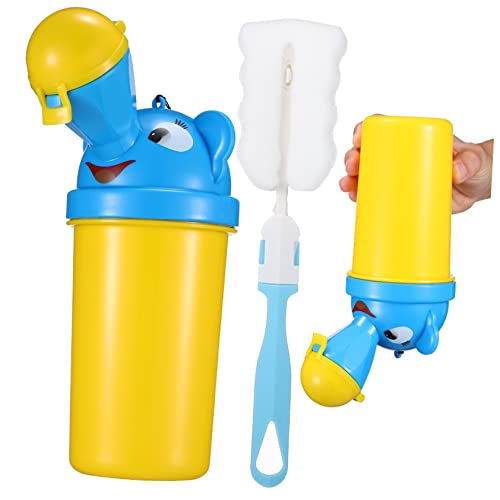 UPKOCH 旅行用緊急小便器 子供用ポータブルトイレ 男の子用おしっこトレーニング便器 キャンプや車中泊に 持ち運び便利 軽量 コンパクト設計 素材使用
