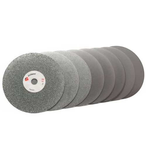 Image of 6 inch inch 150 mm Grit 2000 Diamond Grinding Disc Abrasive Wheel Coated Flat Lap Disk Jewelry Tools for Gemstone Glass Rock Ceramics