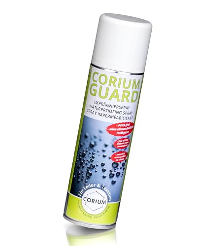 CORIUM Guard - Imprägnierspray - für Leder und Textilien Aller Art - Schutz gegen Nässe und Schmutz - ohne PFAS und ohne Treibgas- 200 ml (1 Stück)