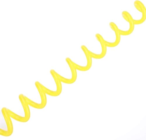 Miniatura 9 de Wbestexercises - Correa de remo para jóvenes, cuerda de pierna en espiral de 0.197 pulgadas, repuesto de repuesto para tabla de surf (amarillo)