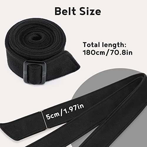 Wide Waist Belt Woolen Women Wrap Corset Belts for Overcoat Replacement Belt3