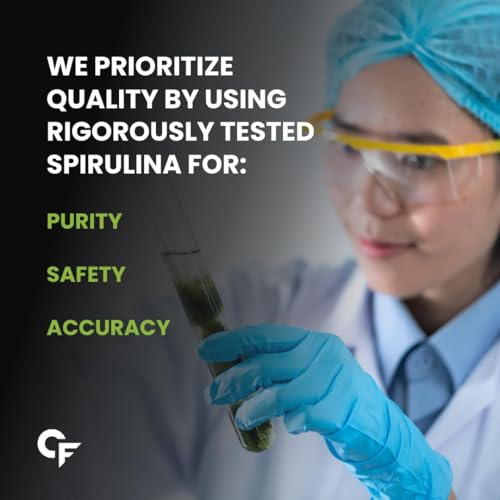 Image of Carbamide Forte 100% Organic Spirulina Tablets 2000 mg Per Serving - Spirulina Powder Organic Tablets | Supports Energy, Immunity & Detox | Certified Spirulina Tablet - 180 Tablets