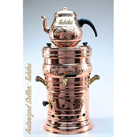 Juego de tetera samovar de cobre Tubibu Cover