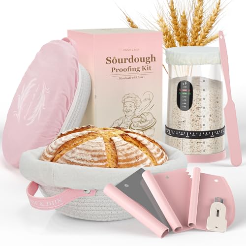 Pink Sourdough Starter Kit (8-Pcs Set), 9