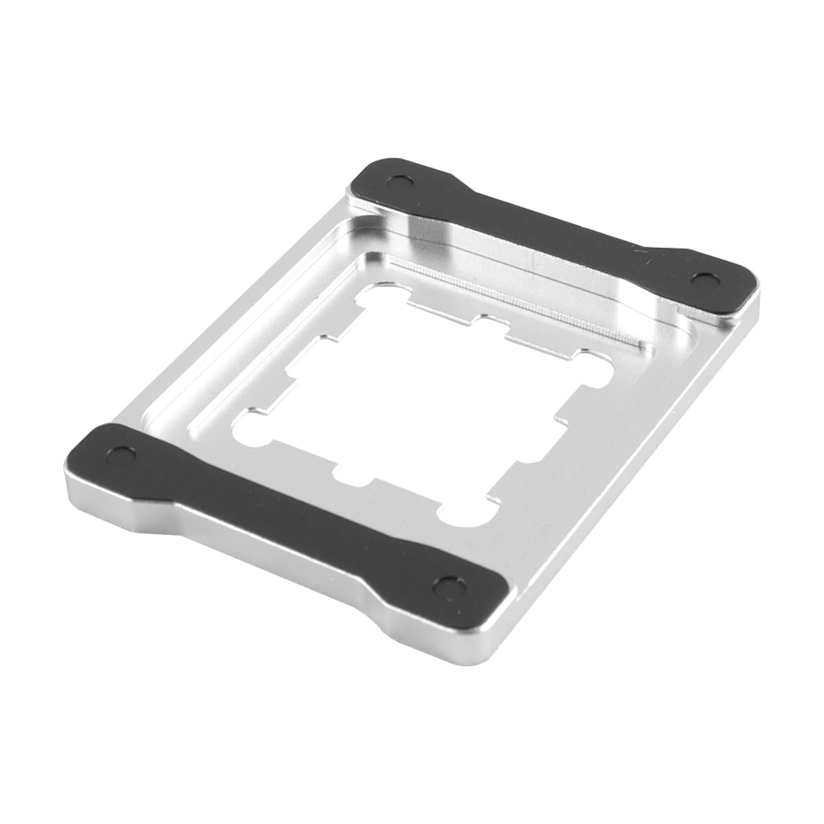 Alide Supporto CPU AM5, staffa non-cedimento, telaio di fissaggio in lega di alluminio, 69x53 mm, argento