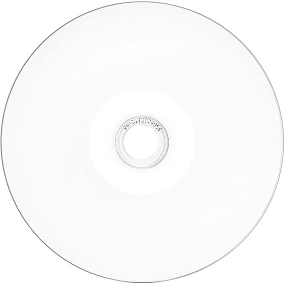 Verbatim CD-R 700MB 52X White Inkjet Hub Printable Recordable Media Disc - 100pk Spindle