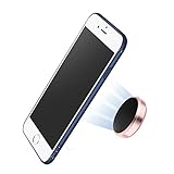 Ultra Slim Magnetic Car Mount Holder, Cos2be Universal Stick On Flat Dashborad Car Mount Phone Holder, Fit for iPhone 7 6 6s 6s Plus 5S Samsung etc Any Model Mobile Phone or Gps Unit (rose gold)