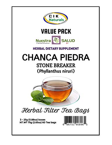 Stone breaker Tea Chanca Piedra - Filter Tea Value pack (60 tea bags)