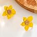 TTPSRY Pendientes Flor Escarchados Sencillos Hipoalergénicos Regalo Imagen de TTPSRY Pendientes Flor Escarchados Sencillos Hipoalergénicos Regalo
