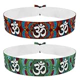 2er Set Goa Stoffarmband - Handmade Goa Reverse und Goa Armbänder - Ethno Stil - Wasserfest & Verstellbar - Ideal für Festival-Outfits und als Geschenk - Unisex Armband für Herren und Damen